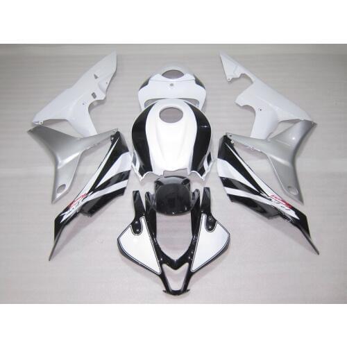 ABS full fairing kit for Honda Injection mold CBR600RR 07 08 fairings set CBR600 RR 2007 2008 white silver black bodywork DC6