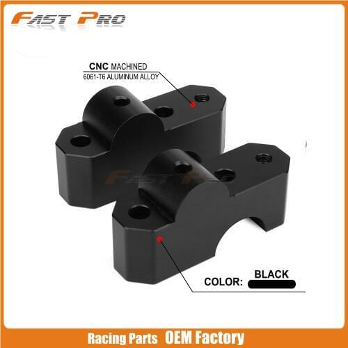 CNC Billet HandleBar Fat Bar Risers Mount Clamp Adaptor For Benelli BJ300 TNT300 BN300 BJ TNT BN 300