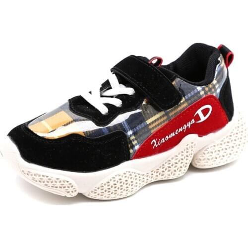 Kids Fashion Sneakers Boy Running Sport Shoes Girl Casual Walking Shoes Soft Lightweight Breathable Children Basketball Footwear
