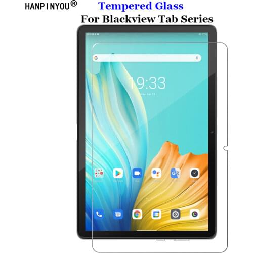 For Blackview Tab 10 / 8E Clear Tempered Glass 9H 2.5D Premium Front Screen Protector Film