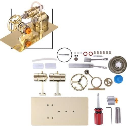 Dr. Engine DIY Assembly Stirling Engine Generator Model Physical Experiment Toy Model Building Kits
