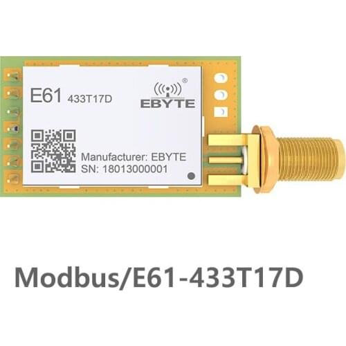 E61-433T17D 433mhz 50mW SMA Antenna IoT uhf Wireless Transceiver Continuous Transmission 433 mhz Data Transmitter receiver