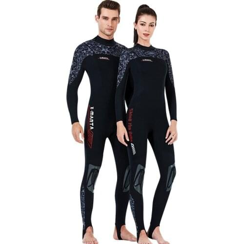Full Wetsuits 1.5mm Neoprene Wetsuit Back Zip Long Sleeve for Diving Surfing Snorkeling-One Piece Wet Suit for Men Women