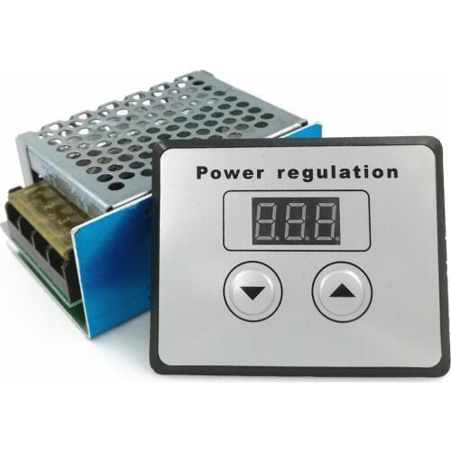 50PCS/LOT 4000W import SCR Super Power Electronic Digital Regulator Dimmer Speed Thermostat(6.8)