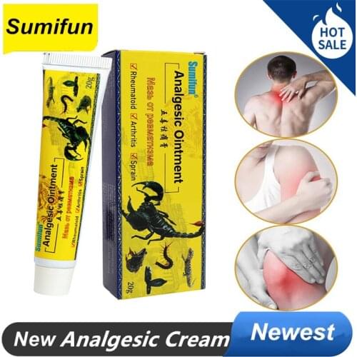 Scorpion Analgesic Ointment Pain Relief Sprain Pain Chinese Herbal Rheumatoid Arthritis Muscle Rub Medical Plaster