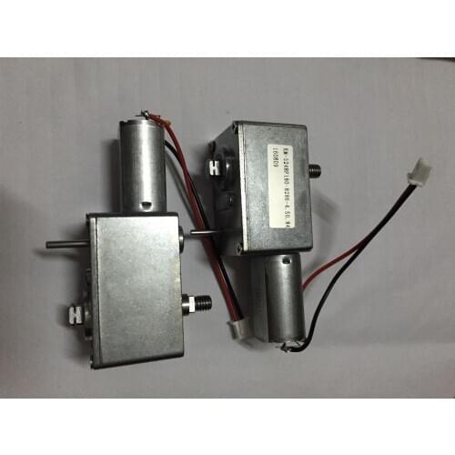 Original new 100% KM-3248F double output shaft gear reducer DC motor with plug wire