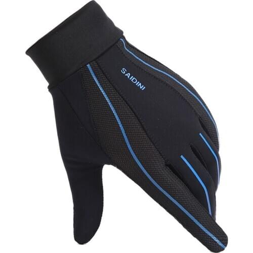 Men Touchscreen Cycling Gloves Breathable Silicone Anti-slip Full Finger Mountain Road Bike Gloves MC889