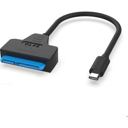 SATA to USB Type C Adapter Cable Converter for Laptop Connect 2.5" SSD HDD Hard Drive 25CM