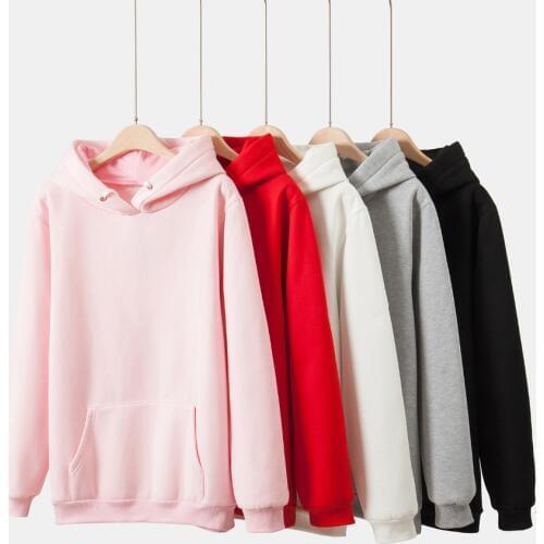 Casual Hat Winter Pullover Thick Loose Men Women Hoodies Sweatshirt Hooded long sleeve Sweatshirts Fashion Fleece Hip Hop hoody
