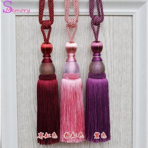 Ball European curtain tassels hanging ball tie strap holder accessories home decoration