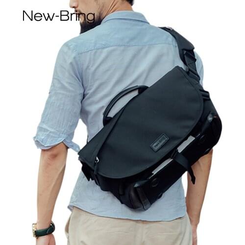NewBring Brand 2019 Messenger Bag Nylon Handbag Travel Bag Male and Female Shoulder Bags Motorcycle Crossbody Bag Casual Totes