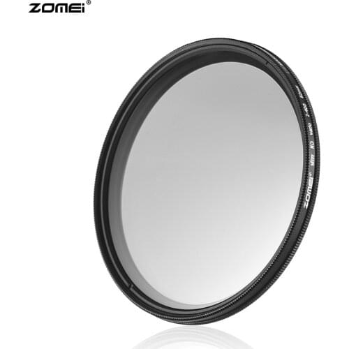 ZOMEI Ultra Slim Variable Fader ND2-400 Neutral Density ND Filter Adjustable ND2 to ND400 for Nikon J1 V1 for Olympus EP-1 EP-2