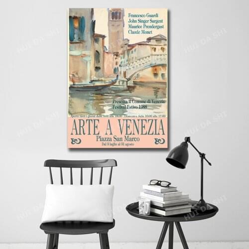Venice Poster Venice Art Exhibition Print