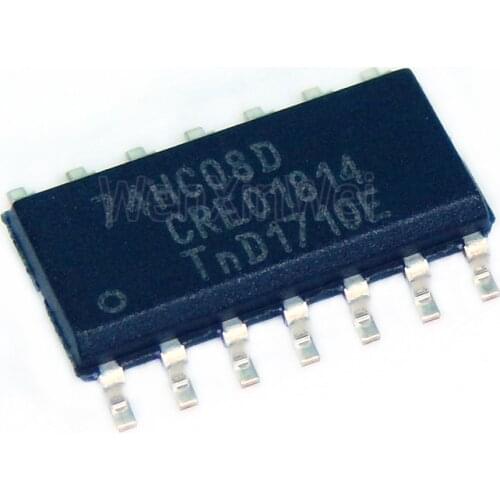 10PCS/LOT 74HC08D SOP14 74HC08 SN74HC08DR SOP-14 SMD New and Original IC In Stock