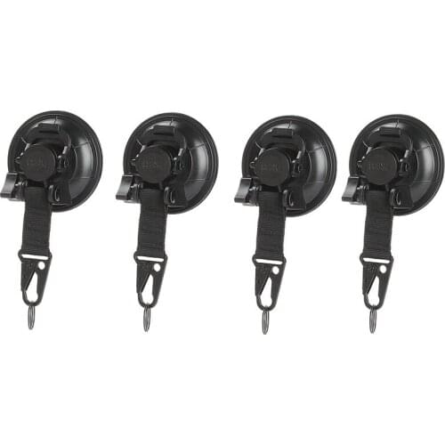 4Pcs Car Tent Suction Cup Anchor Securing Hook Tie Down,Camping Tarp As Car Side Awning, Pool Tarps Tents Securing Hook