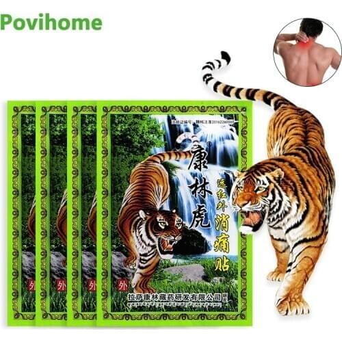 48Pcs/6Bags Tiger Balm Joint Pain Patchneck Back Body Relaxation Medical Plaster Back Joint Shoulder Pain Killer Relax Stickers