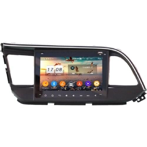 4gb+128gb DSP 1 din 8" Android 10 Car Radio DVD GPS Bluetooth 5.0 WIFI for Hyundai Elantra 2019 2020 Car Multimedia Player