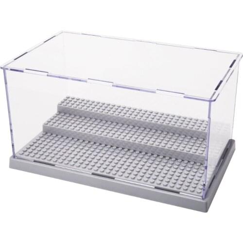 Display Case Box Dustproof ShowCase For Blocks Building Blocks Bricks Toy