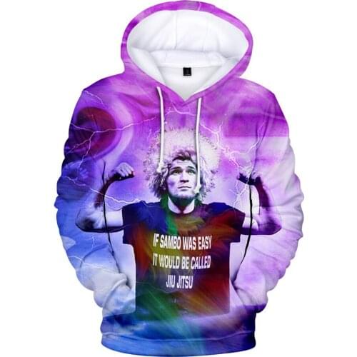 Childrens Hoodies Popular Russia Hero Supernova Khabib Nurmagomedov 3D Hoodies Long Sleeve Hoodie Sweatshirt Stree Kids Clothes