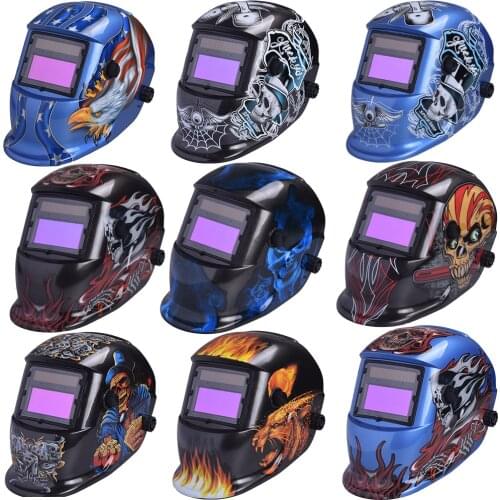 Auto Darkening Adjustable Range MIG MMA Electric Welding Mask Helmet Welding Lens for Welding Machine