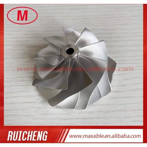 GT30 reverse 57.52/71.40mm 9+0 blades point milling milling/aluminum 2618/billet compressor wheel