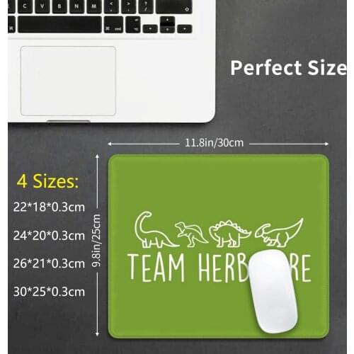 Team Herbivore-Vegan Shirt-- Animal Rights Mouse Pad DIY Print Herbivore Vegan