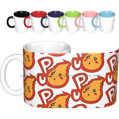 Pu-Fireforce Ceramic Mugs Coffee Cups Milk Tea Mug Fireforce Pu Mascotte Manga Anime Japan Fire Force Shinra Maki Kawaii