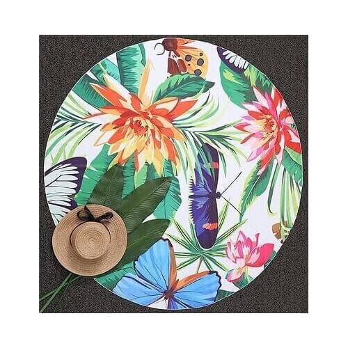Round Mandala Indian Hippie Boho Tapestry Beach Picnic Throw Towel Mat Blanket