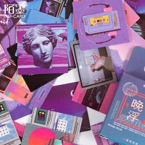 45pcs/pack Vintage Forest Vaporwave Mini Paper Sticker Decoration Diy Ablum Diary Scrapbooking Label Sticker Kawaii Stationery