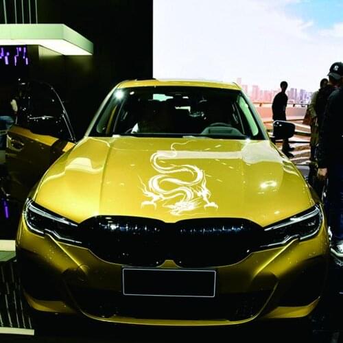 2021 New FashionDragon Totem Cover Stick Car Sticker Modified Front Hood Sticker Roof Scratch Stickers Car Decoration Accessorie
