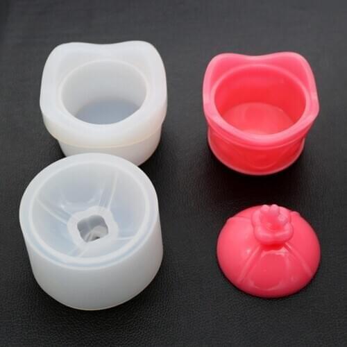 New Epoxy Necklace Handlace Mold Resin Decorative Craft DIY Crown Shape Epoxy Resin Molds for Jewelry Storage Box