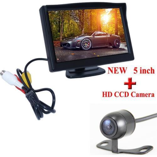 Promotion NEW 5Inch TFT-LCD Digital Car Rear View Monitor HD LCD Display 800*480+ car camera GOOD Night Vision