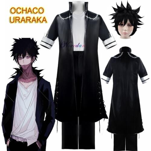 Dabi My Hero Academia Cosplay Boku No Hero Academia Ochaco Uraraka Cosplay Halloween Adult Men Women Costume Wig