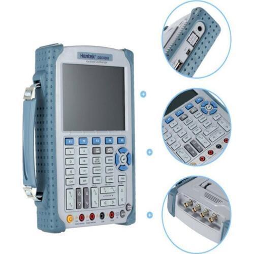 Osciloscopio Handheld Portable Digital Multimeter Oscilloscope USB LCD 60MHz 2 Channels DMM Spectrum Analyzer