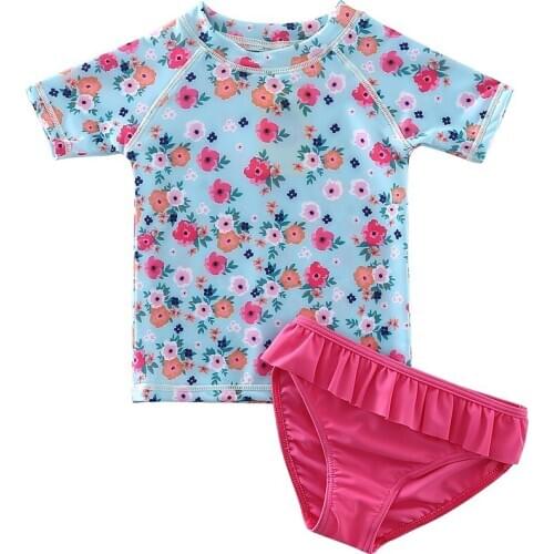Wishere Baby Girl Two Pieces swimwear Infant Girl Swimsuit