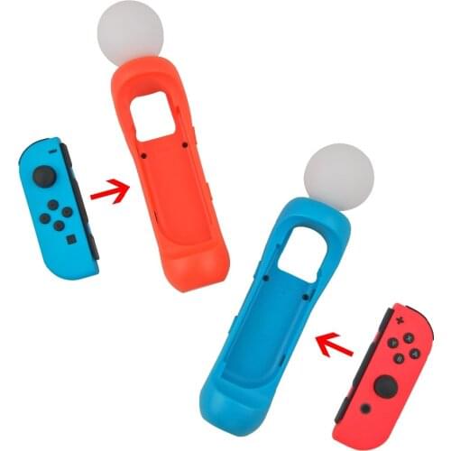 1pair L+R Somatosensory Game Playing Grip Handgrip Handle Grip for Nintendo Switch Accessories NS Joycon Joy-con with Light