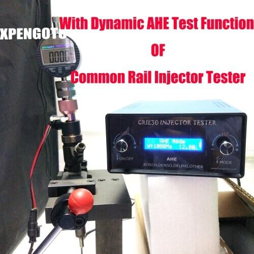 With Dynamic AHE Test Function Tester for CAT BOSCH DENSO DELPHI Common Rail Injector Stroke Measuring Stroke Needle Lift Testin