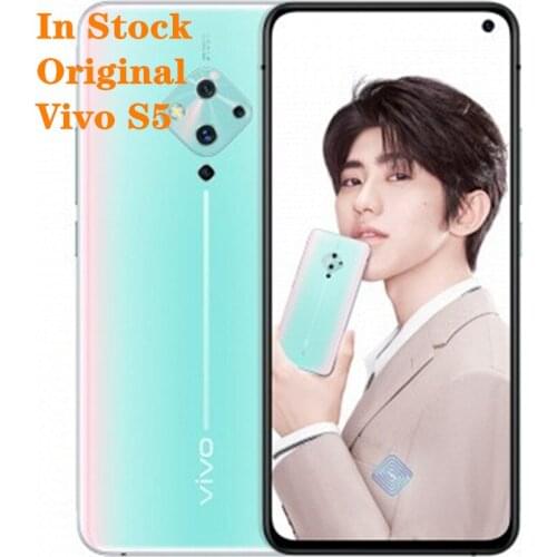 New Original Vivo S5 SmartPhone 6.44"Snapdragon 712 8G RAM 128G ROM Android 9.0 Super Amoled 48.0MP Fingerprint + Face ID