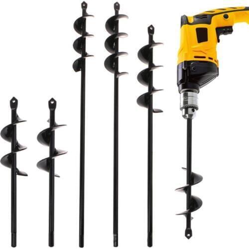 Spiral Twist Drill Home Yard Garden Flower Plant Farm Planting Auger Digger Vegetable Loose Soil Hand Electric Drill Bit Tools