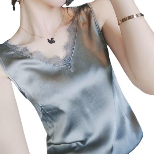 TDFunlive Womens Silk Shirts