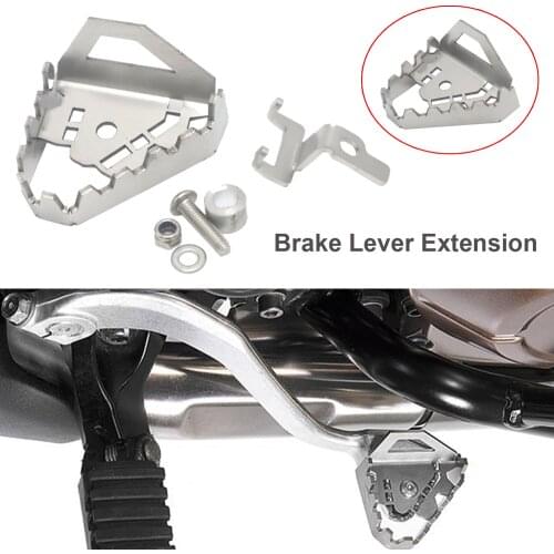 Brake Lever Extension Pedal Step Tip Plate Enlarge Extender For Honda CRF1100L Africa Twin CRF1100L Adventure Sports CRF 1100 L