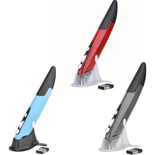 Universal Portable 2.4GHz Wireless USB Optical Pen Mouse Adjustable 1600DPI 4 Keys Mice for PC Computer Smart TV Set Top Box