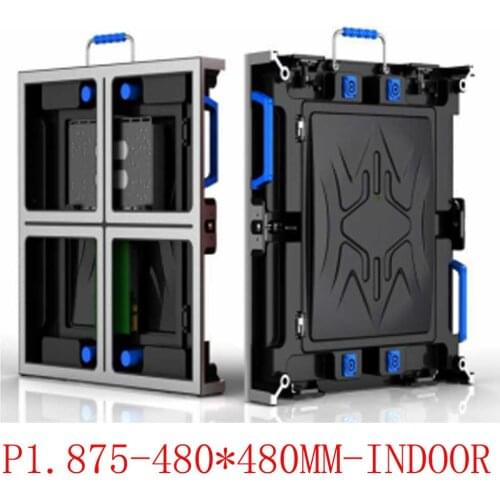 Indoor led display p1.875 480mm * 480mm cabinet led hd TV wall advertising screen