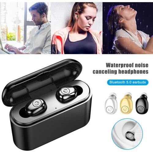 Waterproof Wireless Communication Earbuds Earphones Wireless Headset Noise Cancelling JR Deals