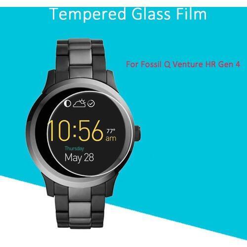 3Pcs/Lot Screen Protector Film For Fossil Q Venture HR Gen 4 Smart Watch HD Clear Film Guard Tempered Glass Scratch Resistant