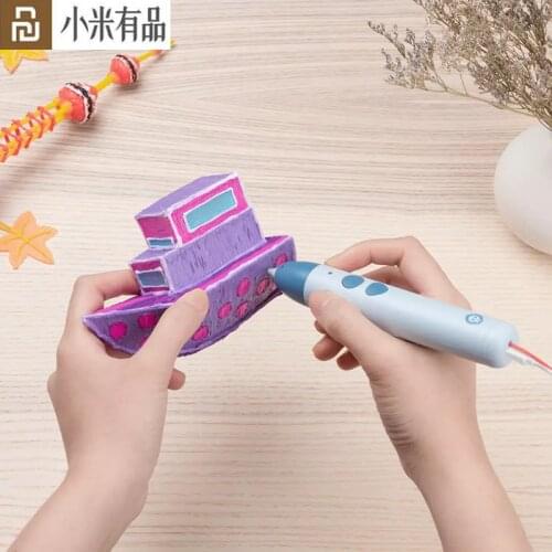 Youpin Xiaoxun 3D Pen Low Temperature Childrens 3D Printer Pen Drawing Pens PCL Filament Children Educational Toys DIY Gift