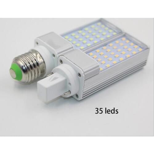 5W 7W 9W 12W 15W E27 G24 G23 LED Corn Bulb Lamp Bombillas Light SMD 2835 Spotlight 180 Degree AC85-265V Horizontal Plug Light