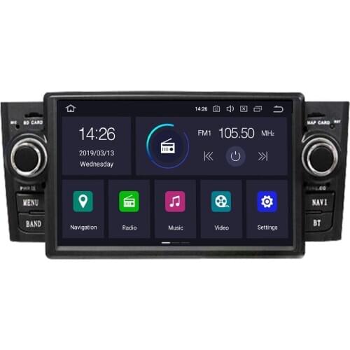 4G 64G DSP Android 10 CAR DVD PLAYER For Fiat Grande Punto Linea 2007-2010 2011 2012 gps navigation multimedia radio screen