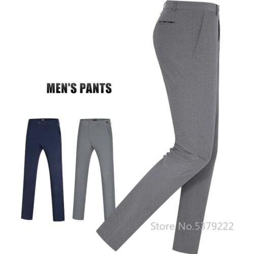 New Golf Pants Mens Trousers Summer Waterproof Pants Comfortable Elastic Breathable Outdoor Sports Pants Golf Clothes