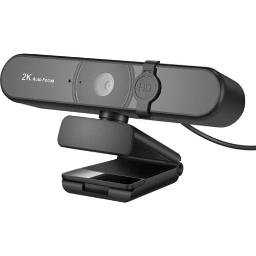 C55A USB Computer Camera 2K HD Autofocus 1.5M Built-in Microphone Drive-Free Live Video Teaching Webcam